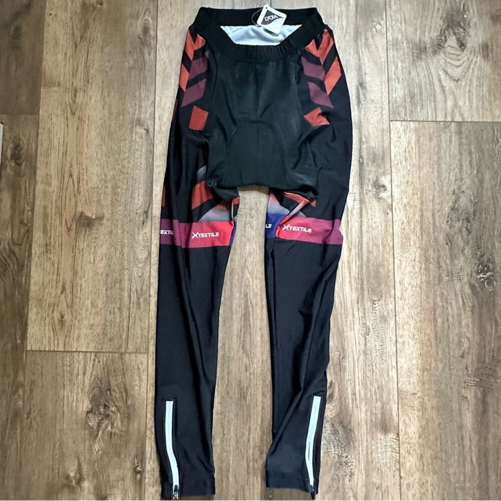 NEW!‎ XTEXTILE Women’s Cycling Bib Pants, Lycra, Shockproof, Density 150, Med